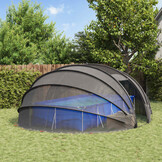 vidaXL Zwembad Tent Koepel Doorzichtig 538 x 440 x 204 cm