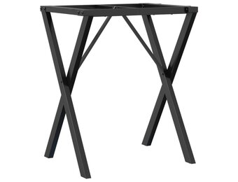 vidaXL Eettafelpoten X-frame 60x50x73 cm gietijzer