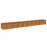 vidaXL Plantenbak verhoogd 386x50x36 cm cortenstaal