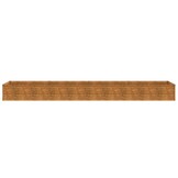 vidaXL Plantenbak verhoogd 386x50x36 cm cortenstaal