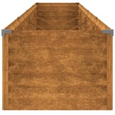 vidaXL Plantenbak verhoogd 386x50x36 cm cortenstaal