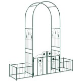 vidaXL Tuin Boog Effen Groen 203 x 50 x 218 cm