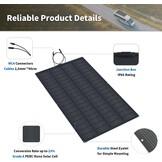 300 W (2 Pack 150 Watt) Flexible Solar Panel Monocrystalline Solar Panel Photovoltaic Module Solar Module for Caravans, Boats, Roofs
