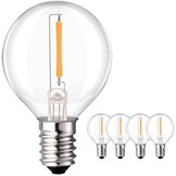 LED G40 Gloeilampen E12 Buiten - Warm Wit 2700K - 1W - 5 stuks - 62% Korting