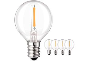 5x G40 LED Lamp E12 Warm Wit (51% Korting)