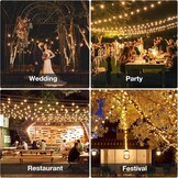 LED G40 Gloeilampen E12 Buiten - Warm Wit 2700K - 1W - 5 stuks - 62% Korting
