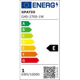 LED G40 Gloeilampen E12 Buiten - Warm Wit 2700K - 1W - 5 stuks - 62% Korting