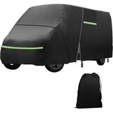Volle garage voor FIAT Ducato 2006–2024, waterdichte camper-afdekking met zijdeur-ritssluiting, winddichte banden, regen, sneeuw, UV, stof, all-weather, hagelbescherming, ademende afdekking - Maat 5.41*2.05*2.52M