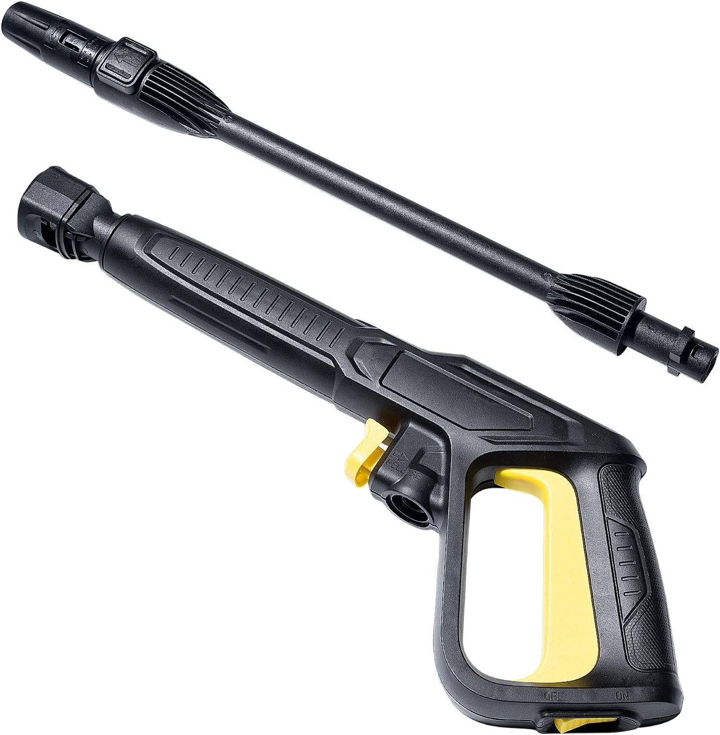 YUET Trigger Hogedruk Waspistool Jet Washer Accessoire Kit Quick Connect Release Systeem voor Karcher K2 K3 K4 K5 K6 K7 Kärcher & Wand Dirt Lance Spray Nozzle Verstelbare Reiniging Cleaner Slang 2100