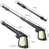YUET Trigger Hogedruk Waspistool Jet Washer Accessoire Kit Quick Connect Release Systeem voor Karcher K2 K3 K4 K5 K6 K7 Kärcher & Wand Dirt Lance Spray Nozzle Verstelbare Reiniging Cleaner Slang 2100