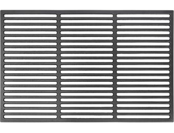 Denmay 60 x 40 cm gietijzeren grillrooster voor gasgrill, houtskoolgrill, BBQ en meer, gietijzeren rooster geëmailleerde reserveonderdelen, 1 stuk