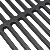 Denmay 60 x 40 cm gietijzeren grillrooster voor gasgrill, houtskoolgrill, BBQ en meer, gietijzeren rooster geëmailleerde reserveonderdelen, 1 stuk