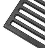 Denmay 60 x 40 cm gietijzeren grillrooster voor gasgrill, houtskoolgrill, BBQ en meer, gietijzeren rooster geëmailleerde reserveonderdelen, 1 stuk