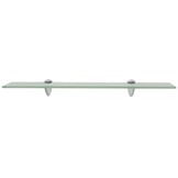 Zwevend glas schap 60x10 cm - 66% korting