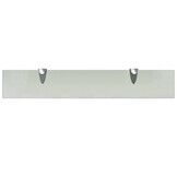 Zwevend glas schap 60x10 cm - 66% korting