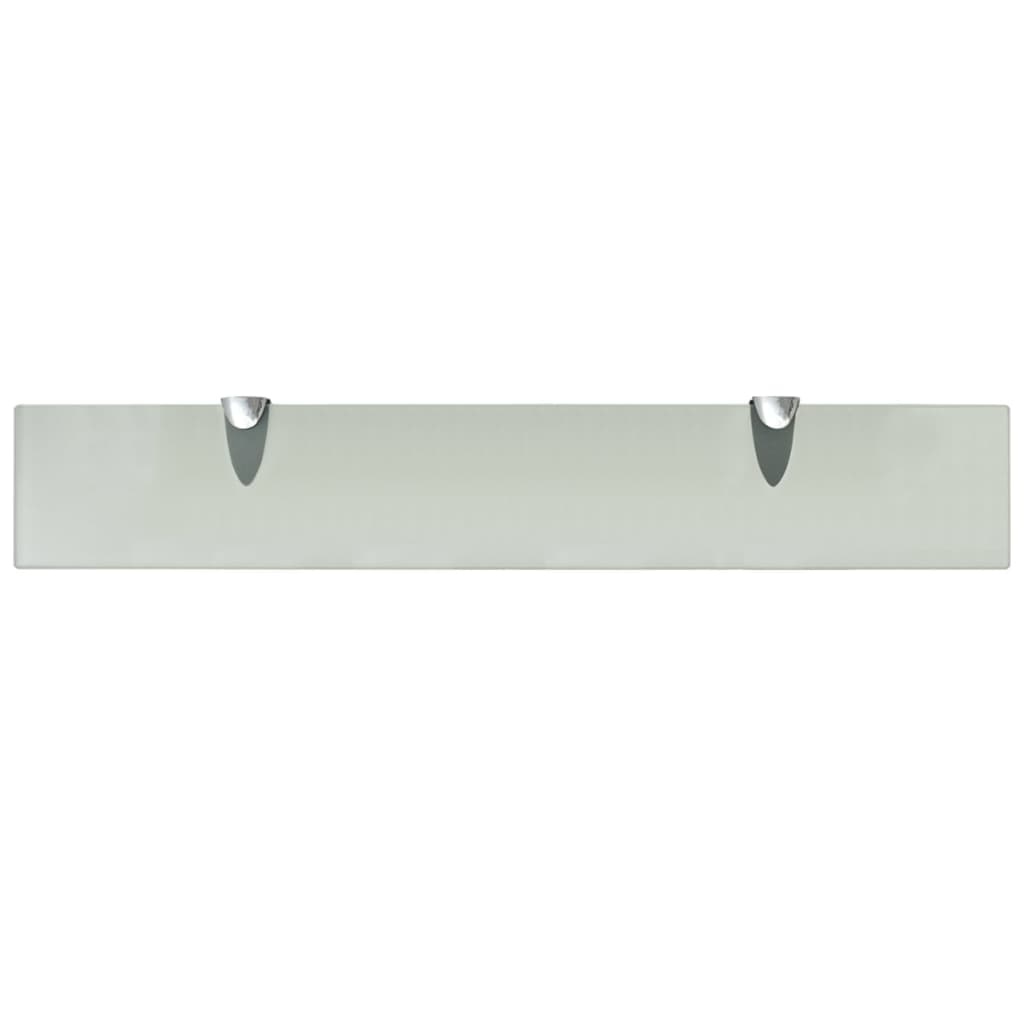 Zwevend glas schap 60x10 cm - 66% korting