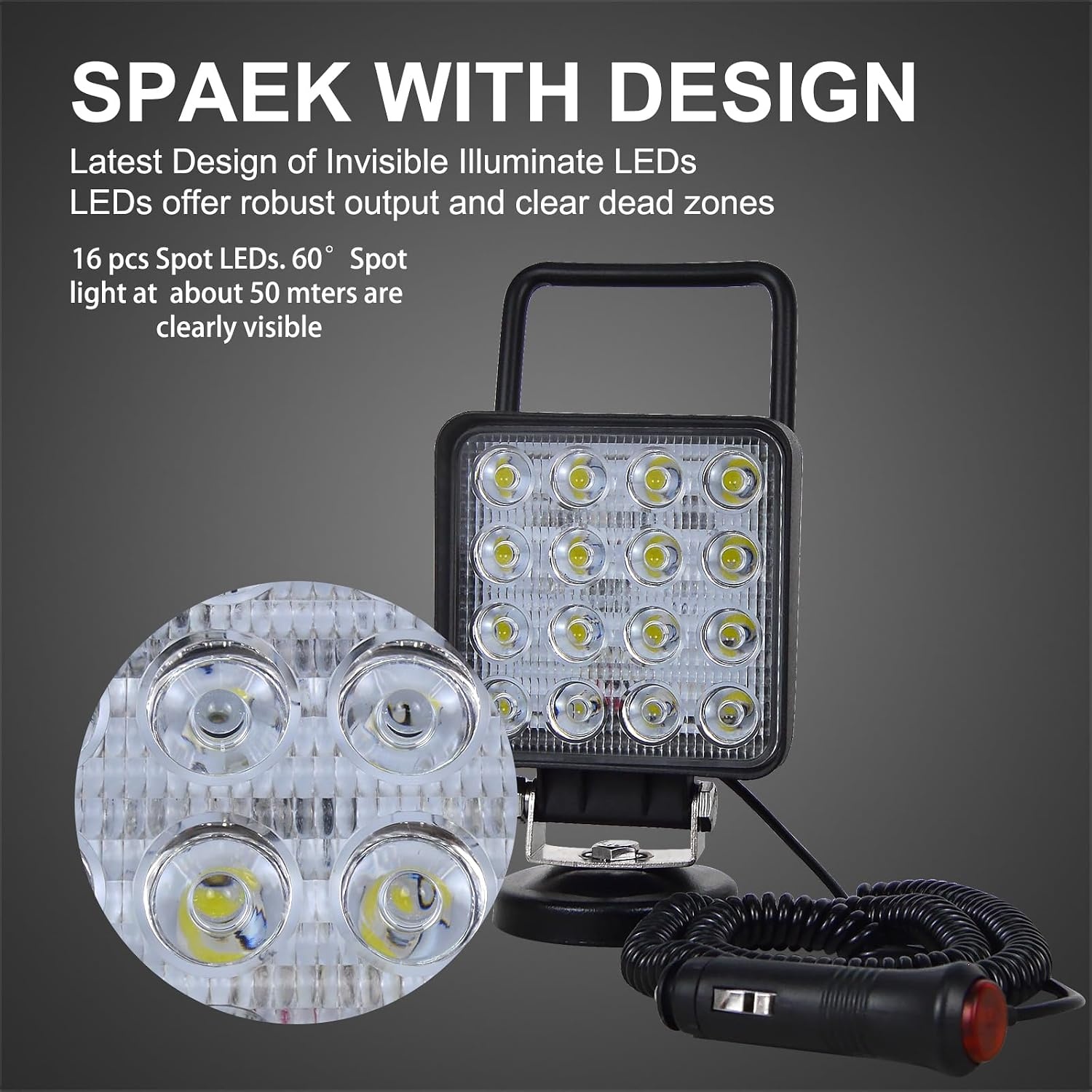 Draagbare LED Werklamp 48W - 40% Korting