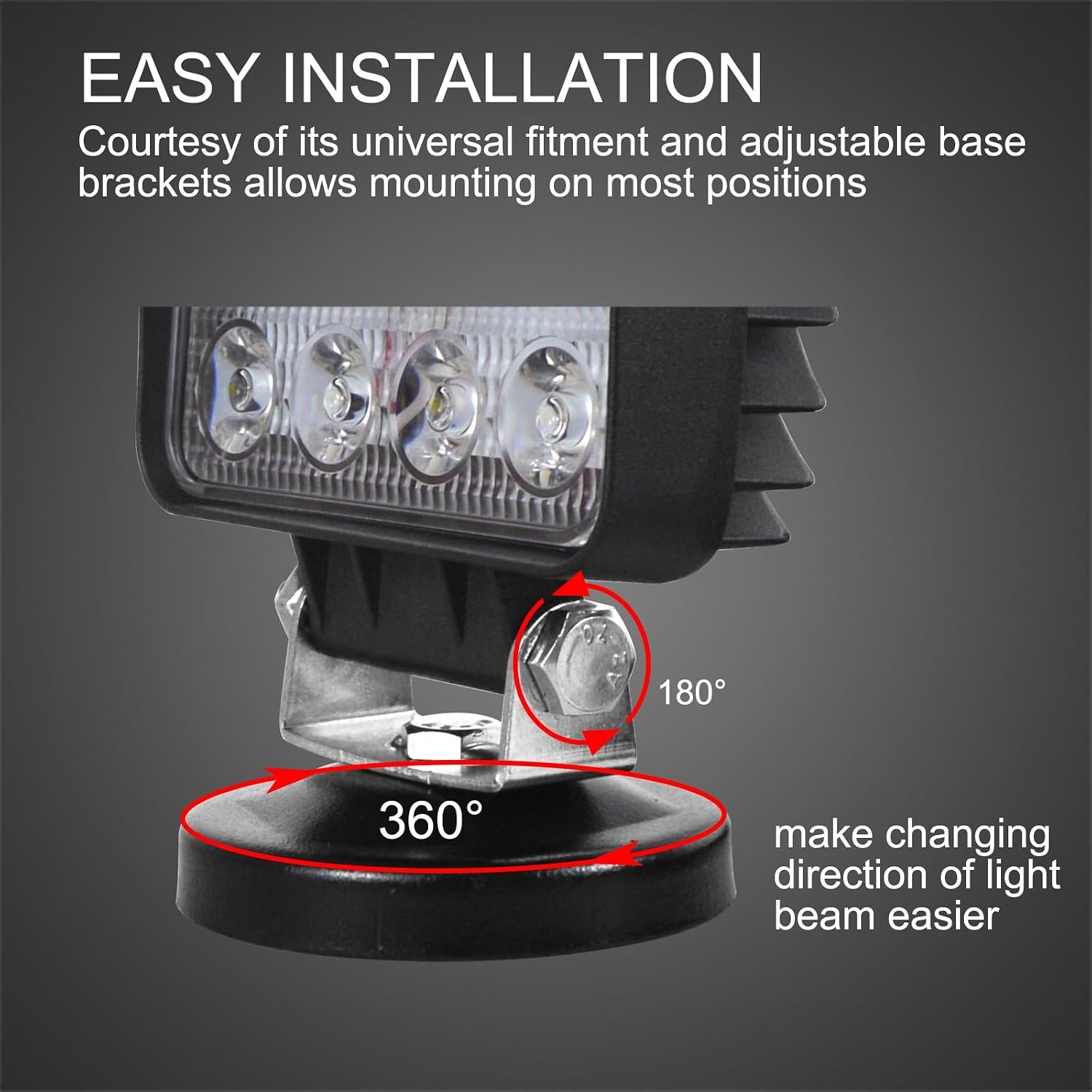 Draagbare LED Werklamp 48W - 40% Korting