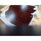 vidaXL Tafelblad vierkant 70x70x2,5cm behandeld eiken donkerbruin