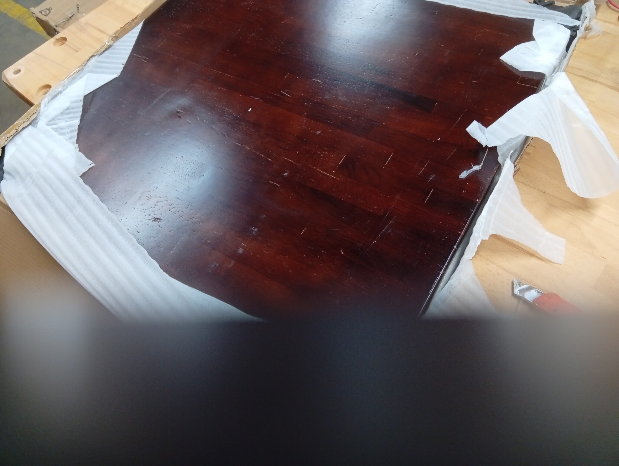 vidaXL Tafelblad vierkant 70x70x2,5cm behandeld eiken donkerbruin