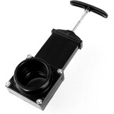 Afvoerventiel Camper Caravan Bestelwagen | 50mm Trekschuiver Zwart | 39% Korting