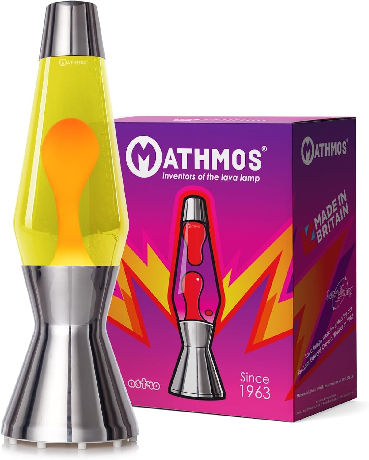 Mathmos Astro Lavalamp De Originele - Violet/Rood