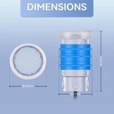 LED Zwembadlamp RGB 6W 12V AC IP68 - 57% Korting