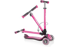 Kinderstep Elite Deluxe Lights Roze - 3 Wielen & 34% Korting