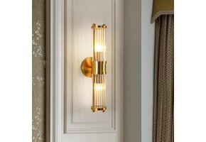 Industriële Wandlamp Gouden Glas E14 - 41% Korting