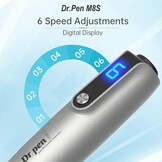 Dr. pen Ultima M8S Microneedling Pen - Professionele draadloze Derma Pen met 9 vervangende cartridges