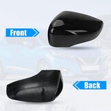 Spiegelafdekking compatibel met Renault Clio 4 2012-2016, Capture First Generation J87 2013-2019, Zoe 2012-2024, achteruitkijkspiegeldeksel 963732631R 963732631 - zwart