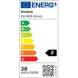 Ovlaim Stille plafondventilator met verlichting en afstandsbediening, Slimme plafondventilatoren winterwerking met DC-motor, Compatibel met Alexa/Google Home, 142CM