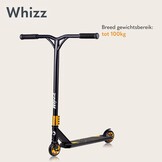 LIONELO Whizz Freestyle Stuntstep voor Kinderen en Volwassenen tot 100 kg, ABEC-9 Kogellagers, Aluminium Antislip Deck, HIC Compressiesysteem, 110 mm PU Wielen met Aluminium Kern, Veilige Achterrem