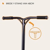 LIONELO Whizz Freestyle Stuntstep voor Kinderen en Volwassenen tot 100 kg, ABEC-9 Kogellagers, Aluminium Antislip Deck, HIC Compressiesysteem, 110 mm PU Wielen met Aluminium Kern, Veilige Achterrem