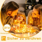 Lichtsnoer Buiten 10m 100 LED Warmwit Waterdicht met Timer & 8 Modi (58% Korting)