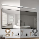 Led-spiegellamp, 150 cm, wandlamp voor badkamer, IP44, koudwit, 6000 K, spiegelkast, wandlamp, binnen, modern, licht, badkamerlamp