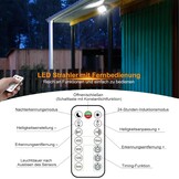 MEIKEE 15 W led-spot met bewegingsmelder voor buiten, 1200 lumen, super helder, 6500 K, koudwit, IP66 waterdicht, timerfunctie, helderheid instelbaar, schijnwerper voor tuin, garage, erf