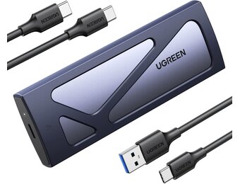 UGREEN M.2 Adapter NVMe SSD Harde Schijf Behuizing USB C 3.2 Gen 2 10Gbps UASP NVMe M.2 2230 2242 2260 2280 SSD NVME M2 Adapter met USB A naar C en USB C naar C Kabels