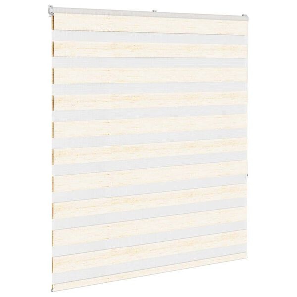 vidaXL Zebra Gordijn 130x150cm Marmerbeige - 59% Korting