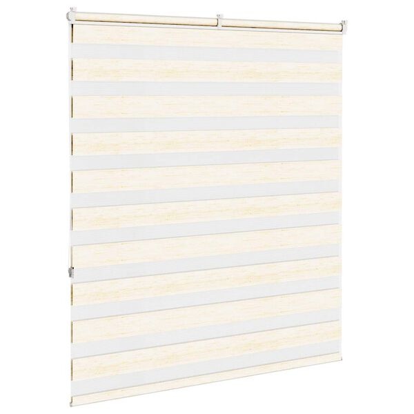 vidaXL Zebra Gordijn 130x150cm Marmerbeige - 59% Korting