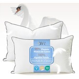 Hoofdkussens 50x75cm (2 stuks) Gans/Dons & Biologisch Katoen - 61% Korting