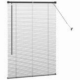 VidaXL Raamblind Aluminium Zwart - 56% Korting
