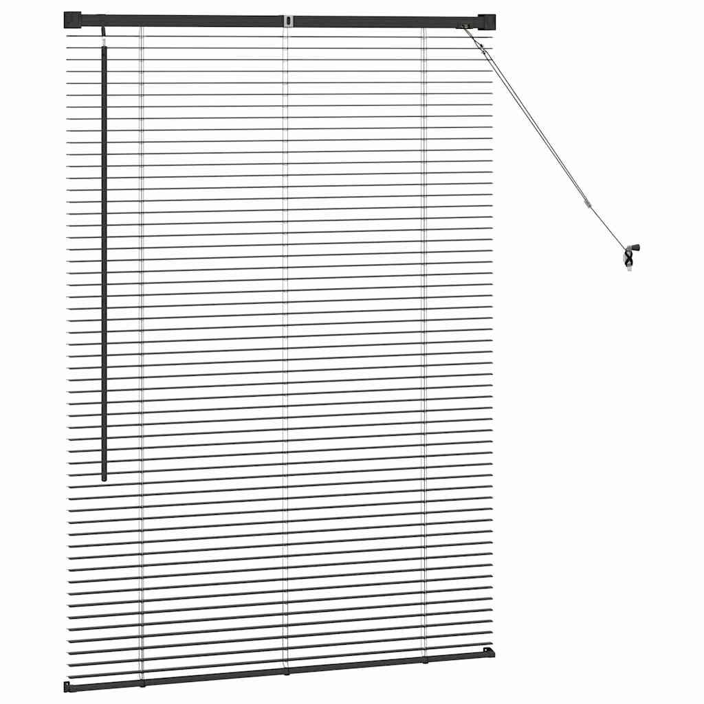 VidaXL Raamblind Aluminium Zwart - 56% Korting