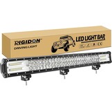 RIGIDON Driving Led Light Bar 28 inch 396W, 7D Tri rij 12V 24V voor Auto Off road Truck SUV UTE ATV 4x4 voor Flood Spot Combo Beam, Waterdichte Driving Work Lamp voor 6000K Wit Mistlicht - Maat 28 inch 396W