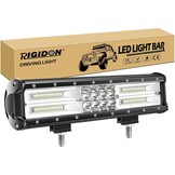 RIGIDON Driving Led Light Bar 28 inch 396W, 7D Tri rij 12V 24V voor Auto Off road Truck SUV UTE ATV 4x4 voor Flood Spot Combo Beam, Waterdichte Driving Work Lamp voor 6000K Wit Mistlicht - Maat 28 inch 396W