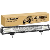 RIGIDON Driving Led Light Bar 28 inch 396W, 7D Tri rij 12V 24V voor Auto Off road Truck SUV UTE ATV 4x4 voor Flood Spot Combo Beam, Waterdichte Driving Work Lamp voor 6000K Wit Mistlicht - Maat 28 inch 396W