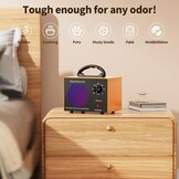 Professionele Ozon Generator 40.000 mg/u - Luchtreiniger met Tijdschakelaar - 300 m² - Zilver