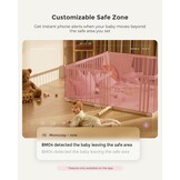 Momcozy Babyfoon Met 2-Camera App, 12,7 cm Wi-Fi Video Babyfoon Met Camera En Audio, 4× Zoom, Bewegings- En Huilherkenning, Veilige Zone, Heldere Nachtzicht, Tweeweggesprek, Foto- En Video-opname