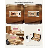 Momcozy Babyfoon Met 2-Camera App, 12,7 cm Wi-Fi Video Babyfoon Met Camera En Audio, 4× Zoom, Bewegings- En Huilherkenning, Veilige Zone, Heldere Nachtzicht, Tweeweggesprek, Foto- En Video-opname