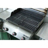 GFTIME 44.5 x 30.2cm 7638 Cast Iron Cooking Grates for Weber Spirit I & II 300 Series, Weber Spirit E/S-310, E/S-320, E/S-330, Spirit 700 (With Front Buttons), 7638 Cast Iron Grate